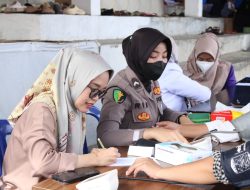 Polres Way Kanan Siapkan Layanan Kesehatan Bagi Tenaga Lipat dan Sortir Surat Suara Pemilu 2024