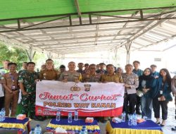 Jumat Curhat di Polsek Buay Bahuga, Tingkatkan Kewaspadaan Menjadi Pesan Kapolres Kepada Warga