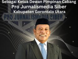 Selamat Dan Sukses Atas Terpilihnya Yosh Pamungkas Sebagai Ketua DPC PJS Gorontalo Utara