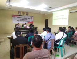 Satreskrim Polres Way Kanan Gelar Pelatihan Olah TKP