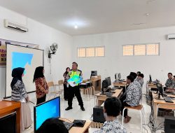 Police Goes To School, Satlantas Polres Way Kanan Edukasi Pelajar SMK Jadi Pelopor Keselamatan Berlalu Lintas