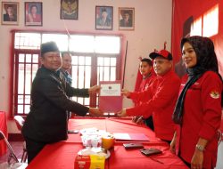 Ali Rahman Daftar Bacalon Bupati Way Kanan ke PDI Perjuangan