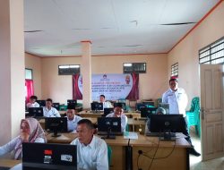 KPU way Kanan Melaksanakan Tes Tertulis menggunakan Computer Assisted Test (CAT)