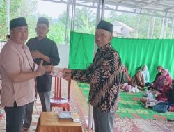 Kepala Kampung Bonglai Iwan Setiawan, Hadiri Pengajian Rutin Khotmil Qur’an Dusun Wonorejo