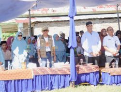Bupati Agus Istiqlal dan Ketua BKMT Septi Heri Agusnaeni kunjungi Way Haru
