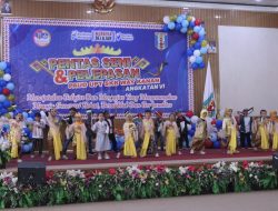 Bunda Vorian Melita Saipul Hadiri Acara Pentas Seni dan Pelepasan Siswa-SIswi PAUD UPT SKB Kabupaten Way Kanan Tahun 2024