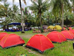 Ketua Harian Kwartir Pesibar Jon Edwar Buka Perkemahan Saka Pariwisata