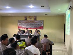 Polres Way Kanan Gelar Latpra Ops Patuh Krakatau 2024