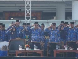 Pemkab Pesibar Gelar Upacara Paripurna Bulanan