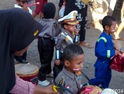 TK Negeri V Mentari Utanwair Gelar Karnaval Peringati HUT RI ke 79 Tingkat Kecamatan