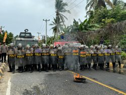 Ciptakan Pilkada 2024 yang Aman dan Damai, Kapolres Pesisir Barat Pimpin Simulasi Sispamkota