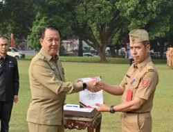 Pemkab Lambar Gelar Sertijab Pj Sekda Adi Utama Ke Plh Ismet Isnoni