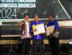 Gencar Promosikan Pariwisata, Pj. Bupati Nukman Terima Penghargaan APPI 2024.