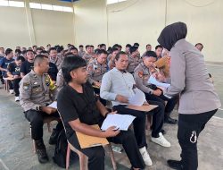 Biro SDM Polda Lampung Gelar Tes Psikologi Berkala Personel Polres Way Kanan