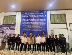 Pengurus DPD – DPC KWRI se Lampung Dilantik, Ozzy: Perkuat Silaturahmi Sinergitas Pers dengan Pemerintah