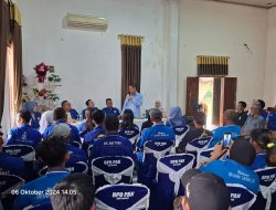 Paslon Amanah hadiri Konsolidasi Partai Amanat Nasional Way Kanan