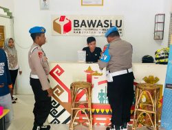 Awasi Kinerja Personel Pengamanan, Sipropam Polres Way Kanan Sidak di Kantor KPU dan BAWASLU