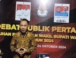 Bupati Adipati Hadiri Debat Publik Perdana Pilkada Way Kanan 2024