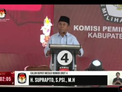 Suprapto Calon Bupati No Urut 04 Kuasai Panggung Debat Perdana Pilkada Mesuji