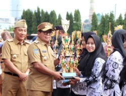 Penjabat Gubernur Pimpin Upacara HUT ke-79 PGRI dan Hari Guru Nasional Tingkat Provinsi Lampung Tahun 2024