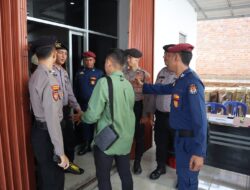 Polres Way Kanan Kerahkan 251 Personil Amankan Rekapitulasi Suara Hasil Pilkada 2024 di KPU