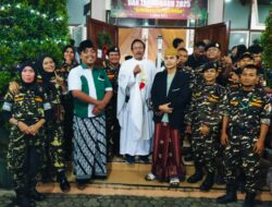 PW GP Ansor Provinsi Lampung Bantu Pengamanan Malam Nisa Natal Di beberapa Geraja Bandar Lampung