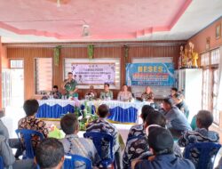 Reses Anggota DPRD Way Kanan, Kapolsek Pesan Kamtibmas Kepada Warga di Banjit