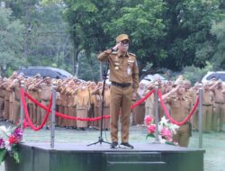 Bupati Way Kanan Pimpin Apel Mingguan Terakhir, Sampaikan Pesan Perpisahan