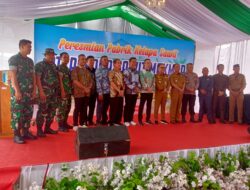 Bupati Way Kanan Resmikan Pabrik Kelapa Sawit PT. Pesona Sawit Makmur