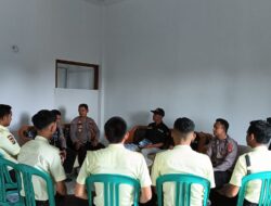 Ciptakan Rasa Aman di RSHK, Satbinmas Polres Way Kanan Berikan Pembinaan Satpam