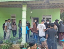 INAFIS Polres Way Kanan Datangi TKP Seorang Wanita Meninggal Dunia di Dalam Rumah.
