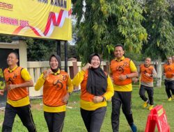 Polres Way Kanan Gelar Tes Kesamaptaan Jasmani Dan Ujian Beladiri Polri Tahun 2025