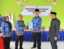 KEPALA BAPPELITBANGDA SYAIFULLAH BUKA MUSRENBANG RKPD DI NGARAS