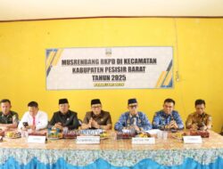 ASISTEN III GUNAWAN BUKA MUSRENBANG RKPD DIKECAMATAN PESISIR UTARA DAN LEMONG