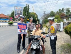 Operasi Keselamatan Krakatau 2025 Berakhir, Polres Way Kanan Tegur Ribuan Pengendara Langgar Lalu Lintas