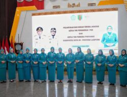 Ketua TP. PKK Provinsi Lampung Lantik 13 Ketua TP. PKK Kabupaten/Kota Periode 2025-2030