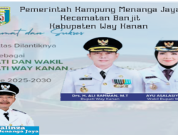 PEMERINTAH KAMPUNG MENANGA JAYA KECAMATAN BANJIT, KABUPATEN WAY KANAN