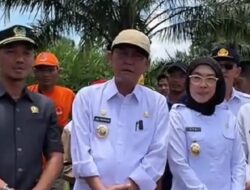 Bupati Way Kanan Tinjau Lokasi Banjir di Sri Menanti dan Salurkan Bantuan Logistik
