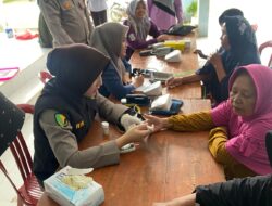 Semarak Ramadhan, Sidokkes Polres Way Kanan Gelar Baksos Layanan Kesehatan di Banjit