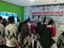 Konferensi Cabang ke-6 PGRI Kecamatan Kasui Resmi Dibuka, Waka 3 PGRI Way Kanan Lantik Keputusan Tahun 2025