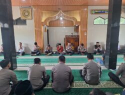 Polres Way Kanan Gelar Doa Bersama Tiga Prajurit Bhayangkara Sejati Gugur Dalam Bertugas di bulan Ramadhan