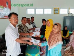 menjelang akhir bulan suci ini pemkam kasui lama menyalurkan (BLT.DD) sebanyak 10 KPM
