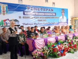 Plt. Bupati Way Kanan Tetapkan Kampung Keluarga Berkualitas di Kecamatan Negeri Besar
