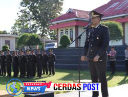 Upacara Harkitnas ke 117, Kapolres Way Kanan Ajak Personel Bangkit bersama Wujudkan Indonesia Kuat.*