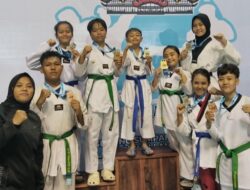 Atlet Taekwondo Way Kanan Kembali Raih Prestasi di Kejurnas Grade C Gubernur Lampung Cup I