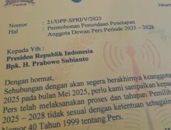SPRI Minta Presiden Tunda Penetapan Anggota Dewan Pers Periode 2025-2028