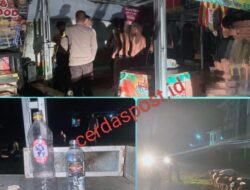 Polsek Baradatu langsung tindak lanjuti laporan Masyarakat ada nya pesta Miras anak di bawah umur di lapangan Sriwijaya.