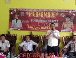 Pemerintah Kampung Tanjung Harapan Gelar Musyawarah Khusus Pembentukan Koperasi