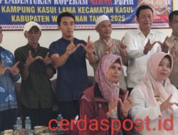 Wakil Ketua DPRD Way Kanan Hadiri Muskamsus Pembentukan Koperasi Merah Putih di Kampung Kasui Lama