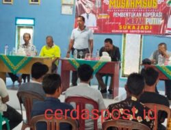 PEMERINTAH KAMPUNG SUKAJADI GELAR MUSKAMSUS PEMBENTUKAN PENGURUS KOPERASI MERAH PUTIH